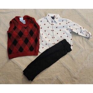 Izod toddler Christmas hoilday outfit size 24 months